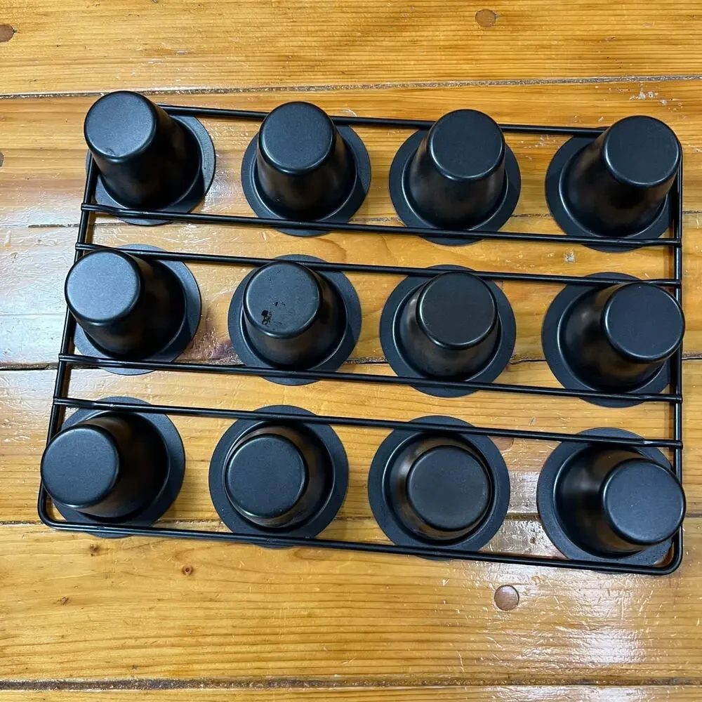 Mini Popover Muffin Cupcake Pan 12-Cup Nonstick Yorkshire Pudding